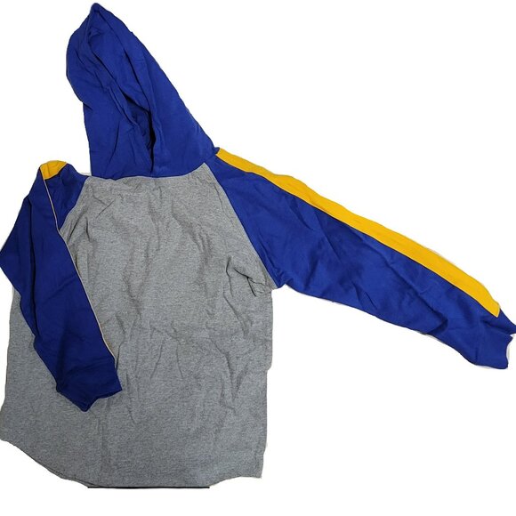 HANNA ANDERSSON Long Sleeve Colton Shirt Blue & Green Stripe - 130 (8) (NWT) - Picture 2 of 6